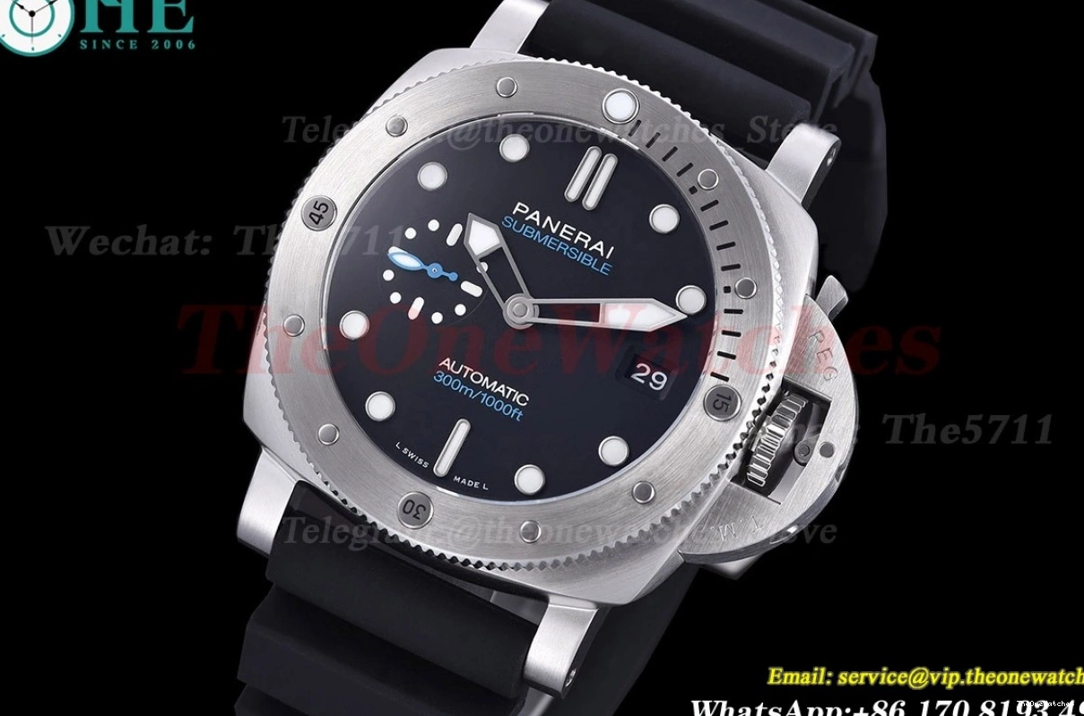 SS Submersible 44mm RU PAM1229 black Dial P900 TTF 0516